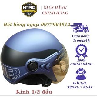 Mũ bảo hiểm nửa đầu có kính chính hãng asia mt105k