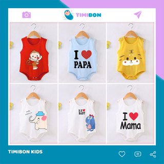 Áo Liền Quần, Body Chip Ba Lỗ Cho Bé Trai Và Bé Gái Sơ Sinh Đến 12kg Chất Cotton Thoáng Mát Thấm Hút Mồi Hôi [BDCHIP35]