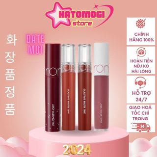 Son romand juicy lasting tint lâu trôi lên màu chuẩn chính hãng / Son kem lỳ romand zero velvet tint Hàn Quốc