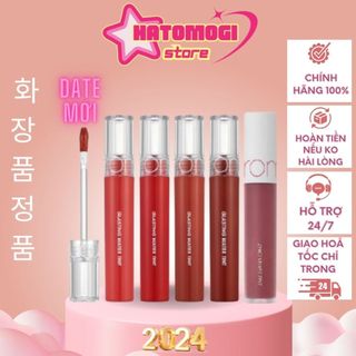 Son romand bóng siêu lì, lâu trôi Hàn Quốc Romand Glasting Water Tint 4g
