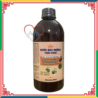 Nước súc miệng thảo dược kingphar - chai 500ml