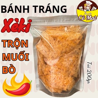 (MUST TRY) Bánh Tráng Trộn XèKi Muối Bò Cay