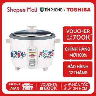 Nồi cơm điện Toshiba RC-18MH1PV(F) - 1.8 Lít - Nắp rời - Công nghệ nhiệt 1D - Hàng chính hãng