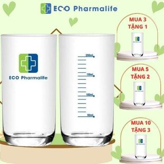 (quà tặng) Cốc chia vạch Eco Pharmalife dùng pha sữa Enlilac và trà