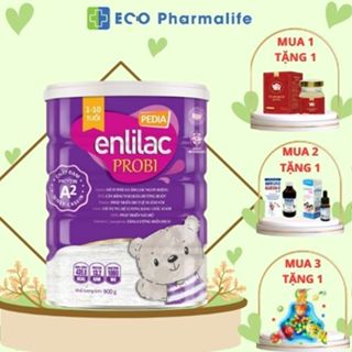 Sữa Enlilac Probi Protein A2 Pedia- Lon 900g- Sữa phát triển trí não và chiều cao, cân nặng cho bé - [Tặng 1 yến ]