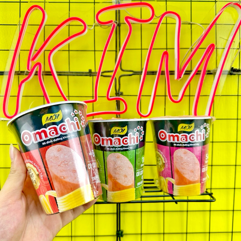 Mì khoai tây Omachi ly (có cây thịt thật)