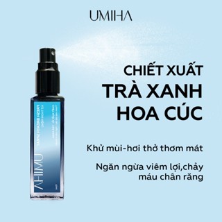Xịt thơm miệng mát lạnh UMIHA (10ml) - Thơm miệng tức thì, ngừa sâu răng, sạch miệng và loại bỏ vi khuẩn gây mùi