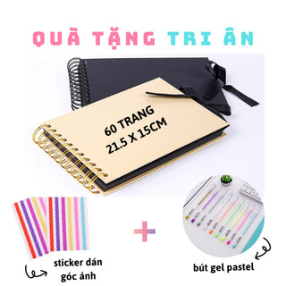 Album Ảnh Thủ Công DIY - Sổ Lưu Niệm Dán Ảnh Bìa Cứng A5