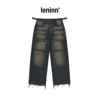 Quần dài Leninn Ripped Knee Jeans nam nữ Unisex