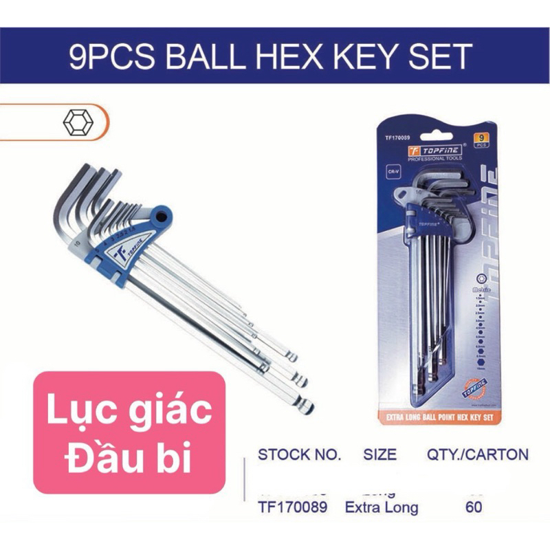 Bộ lục giác 9 cây