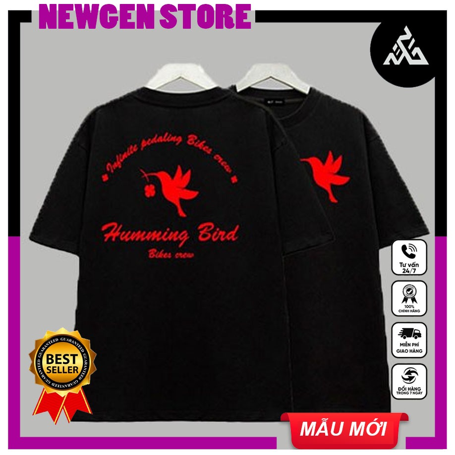 BST Áo thun ADTStore x Windbreaker - HUMMING BIRD CREW - Sabbath Crew. Áo thoáng mát Unisex