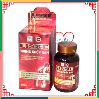 Lisse CƯỜNG KHỚP ĐAN-(Hộp 30 viên)- Hỗ trợ giảm nguy cơ thoái hoá khớp, giảm đau mỏi khớp