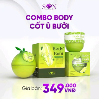 Kem body cốt bưởi dưỡng da 200g trắng cấp tốc chính hãng son cosmetics