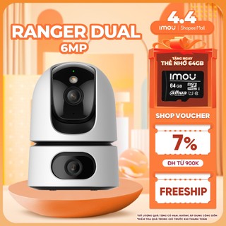 Camera Wifi Imou Ranger Dual 6MP I Xoay 360° | Phát hiện con người | Bảo hành 2 năm