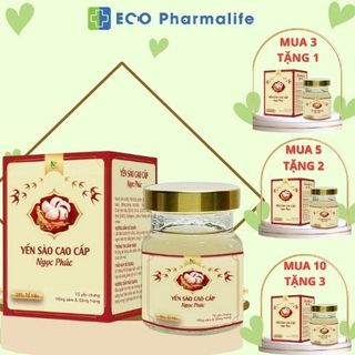 Yến sào cao cấp ngọc phúc 35% tổ yến chưng hồng sâm & đông trùng hạ thảo -1 lọ x 70ml