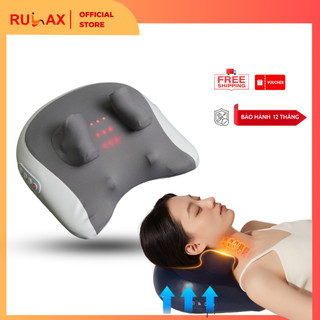 Gối massage cổ vai gáy model rl26, máy massage kết hợp hồng ngoại nhào nặn vai gáy giảm nhức mỏi hiệu quả