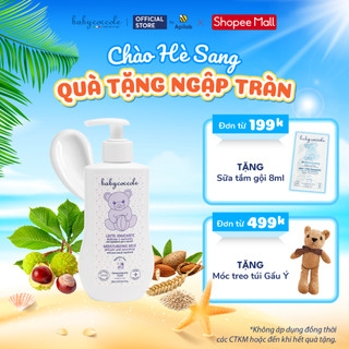 Sữa dưỡng ẩm cho bé Babycoccole 0M+ dưỡng da trẻ em & em bé từ sơ sinh chiết xuất hạnh nhân 250ml