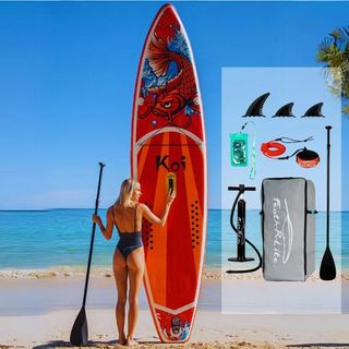 Thuyền Sup Đầy Đủ Phụ Kiện Kích Cỡ 335cm Ván Chèo Đứng Bơm Hơi Giá Rẻ Thuyền Hơi Lướt Sóng