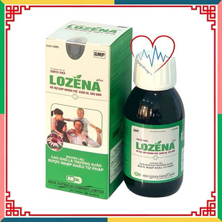 Siro ho lozena - chai 100ml - giúp giảm ho , long đờm , làm ấm đường hô hấp