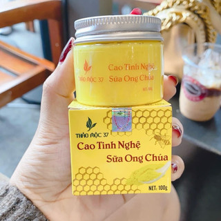 Cao tinh nghệ sữa ong chúa Thảo mộc 37 đắp mặt trắng da - mờ nám - giảm mụn