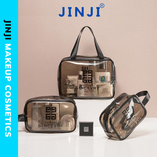 Set 3 túi đựng mỹ phẩm tiện lợi với 3 kích thước tiện ích cho du lịch và thẩm mỹ JINJI