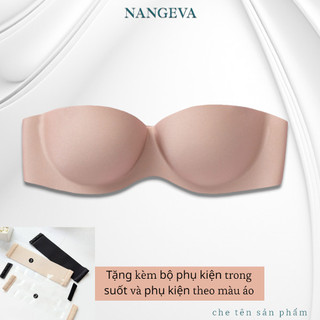 Áo Su Đúc Cúp Ngang Có Tặng Kèm Dây Trong Nâng Ngực Ôm Trọn Vòng 1 NANGEVA Ms218