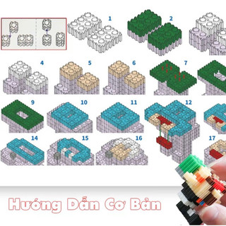 Đồ chơi lắp ráp mô hình Cún Con (cao 38cm) + Búa và keo