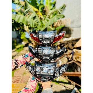 CHOÁ ĐÈN 2 TẦNG KIỂU ZINPAT rẻ (kèm chân h4-cặp bóng demi) gắn cho si 50-110 ( GẮN ỐP SIHELLO)