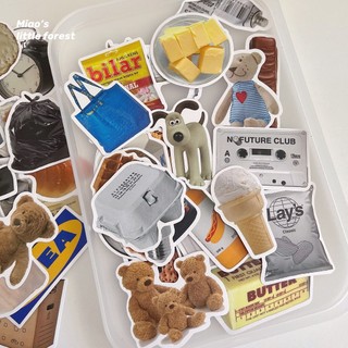 Set 25 sticker aesthetic trang trí sổ tay, bujo - Miao's Little Forest