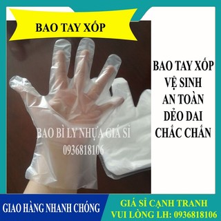 1KG bao tay nilon - Bao tay dùng 1 lần, dai chắc chắn