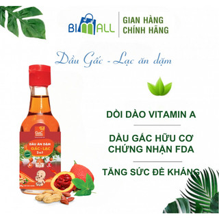 Dầu ăn dặm 2in1 dầu gấc - lạc