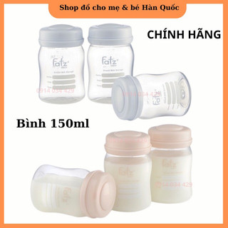 BÌNH TRỮ SỮA 150ML (BỘ 3 BÌNH) FATZBABY
