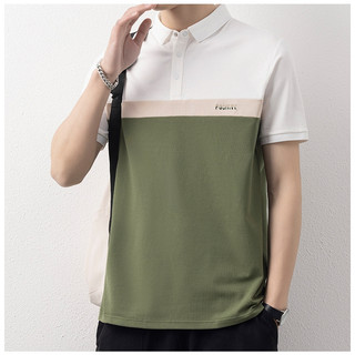 Áo polo nam ngắn tay mùa hè Ecollect phối 3 màu thanh lịch vải cá sấu cotton cvc thời trang thanh lịch trẻ trung