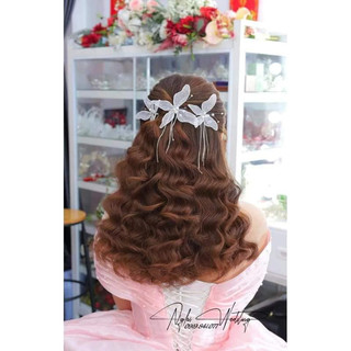 Hoa cài set 3 cánh bướm nhũ(mới)
