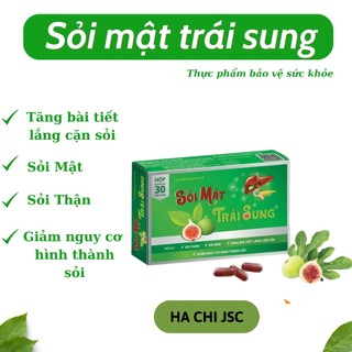 Sỏi mật sỏi thận trái sung - Hỗ trợ tốt chức năng tiêu hóa, bào mòn sỏi, phòng chống sỏi