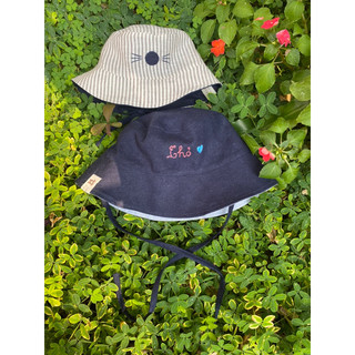 Mũ Bucket linen đội được 2 mặt cho bé
