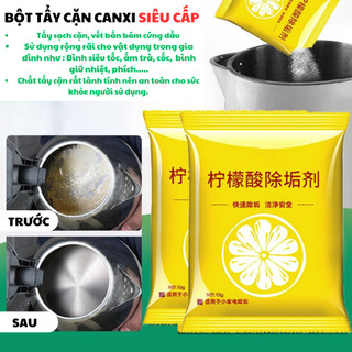 🍀🍀bột tẩy cặn canxi siêu cấp chính hãng, tẩy cặn siêu điện-bình-phích-ấm nước... máy lọc - máy khử hiệu quả🍀🍀