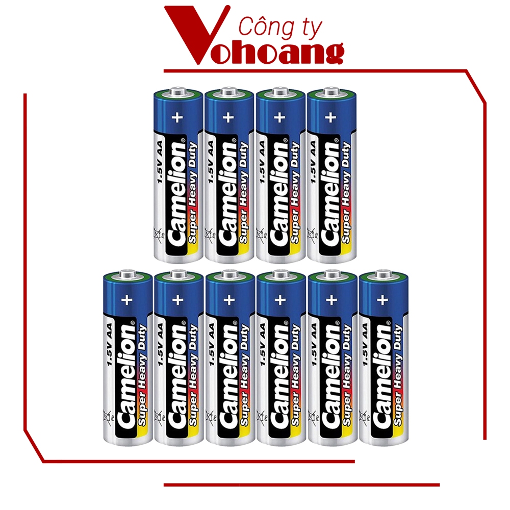 10 pin Camelion AA R6P không sạc (Bạc)