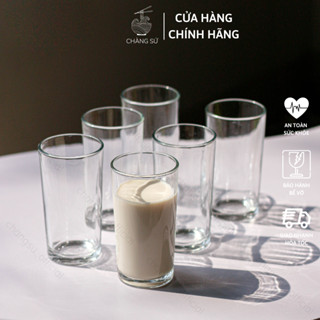 Bộ ly thủy tinh Centra Glass nhiều size - Bộ 6 và 12 ly trà đá, trà sữa, trà chanh nhiều kiểu dáng - Vỡ 1 đổi 1