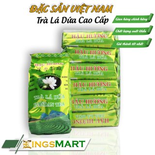 Lốc 6 Gói Trà Lá Dứa 50gr/Gói - Thương hiệu Hậu Hương - Đặc sản Lâm Đồng - Kingsmart