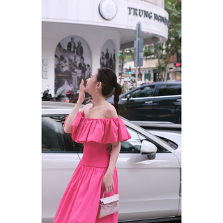 Đầm trễ nhún chouchou