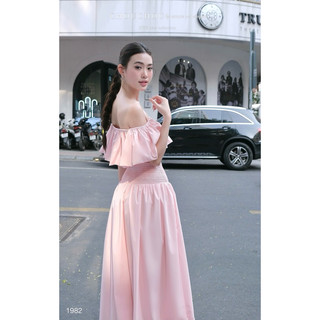 Đầm trễ nhún chouchou