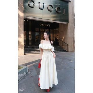 Đầm trễ nhún chouchou