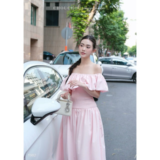Đầm trễ nhún chouchou