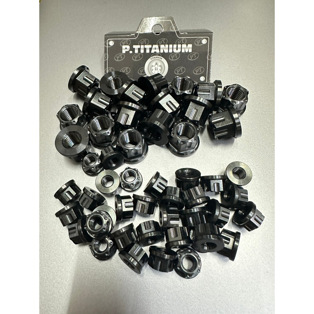 (Đen PVD Titan) Tán Hở 6ly 8ly 10ly Màu Đen Titan , Whole Nut M6 M8 M10 Black Titanium