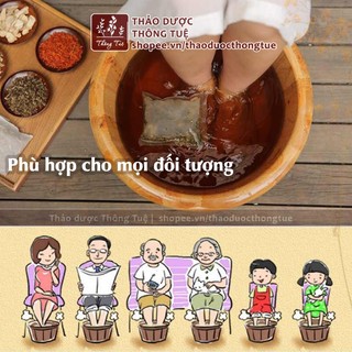 Combo 5 gói ngâm chân thảo dược [Vị ngải cứu]