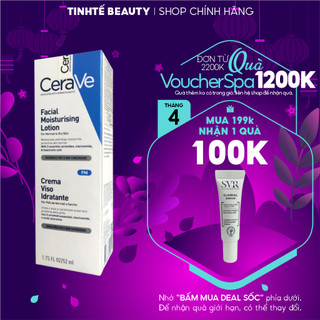 Sữa dưỡng ẩm ban đêm CeraVe PM Facial Moisturising Lotion 52ML