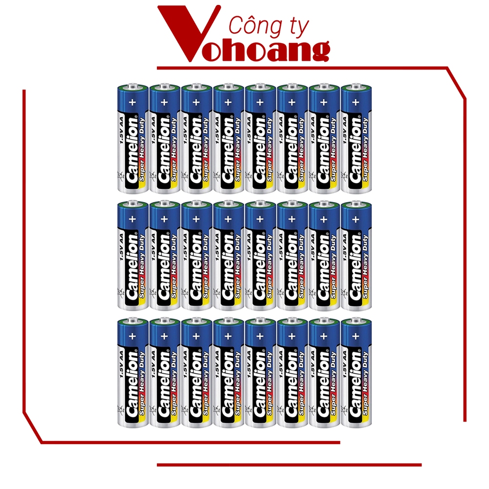 24 pin Camelion AA R6P không sạc (Bạc)