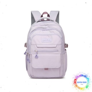 Balo đi học Zoogia vải trơn chống thấm nhiều ngăn size lớn