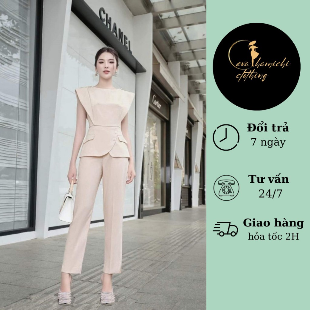 Set đồ công sở cánh tiên EZ BALO hàng thiết kế cao cấp